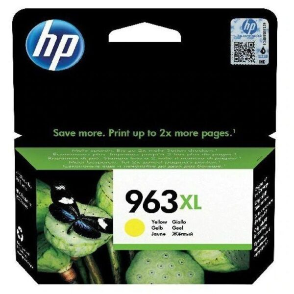 Cartus Cerneala Original HP Yellow, nr.963XL, pentru OfficeJet Pro 9010|9013|9014|9020|9023, 1.6K, (timbru verde 0.15 lei), „3JA29AE”