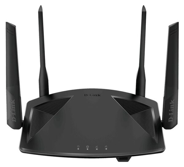 ROUTER D-Link wireless 1800Mbps,1 x WAN Gigabit, 4 porturi LAN Gigabit, 2.4 Ghz/5 Ghz dual band, 4 antene externe, WI-FI 6 „DIR-X1860” (timbru verde 0.8 lei)