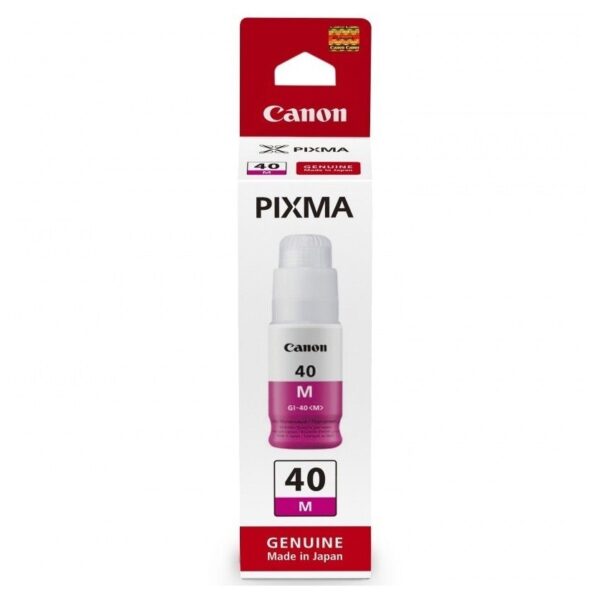 Cartus Cerneala Original Canon Magenta, GI-40M, pentru G6040|G5041, 7.7K, (timbru verde 0.15 lei), „3401C001AA”