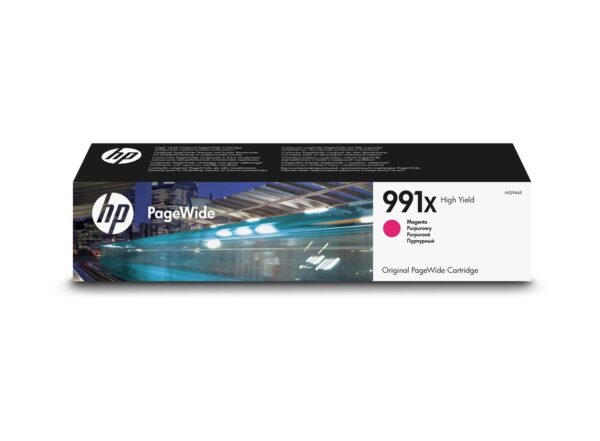 Cartus Cerneala Original HP Magenta, nr.991X, pentru PageWide 750|772|777, 16K, (timbru verde 0.15 lei), „M0J94AE”