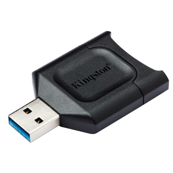 CARD READER extern KINGSTON, interfata USB 3.0, citeste/scrie: SD, micro SD, plastic, negru, „MLP” (timbru verde 0.03 lei)