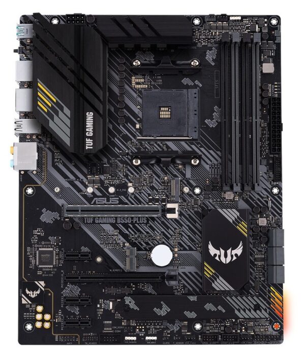 PLACA de BAZA Asus „TUF GAMING B550+”, skt AM4, ATX, AMD B550, 4 x DDR4, max. 128 GB, 6 x SATA, 2 x M.2, 7.1, „TUF GAMING B550+”