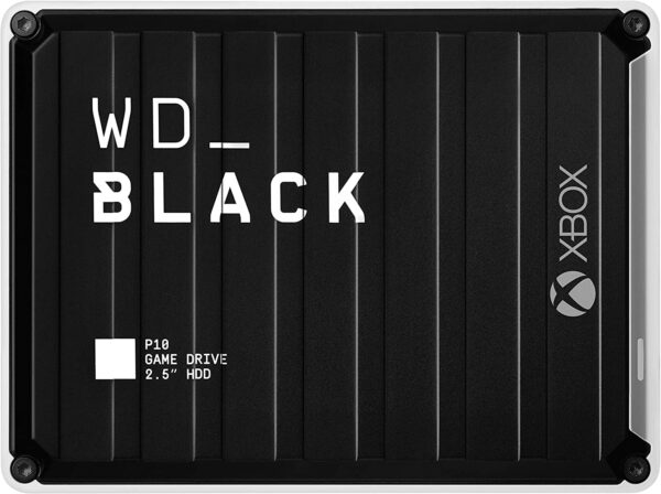HDD extern WD 5 TB, Black P10, 2.5 inch, USB 3.2, negru, „WDBA5G0050BBK-WESN” (timbru verde 0.8 lei)