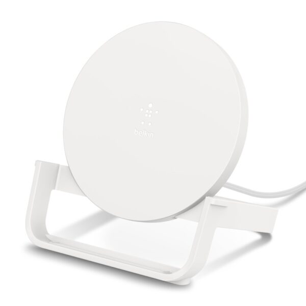 ALIMENTATOR wireless BELKIN, 10W, fast charge, alb, „WIB001VFWH” (timbru verde 0.18 lei)