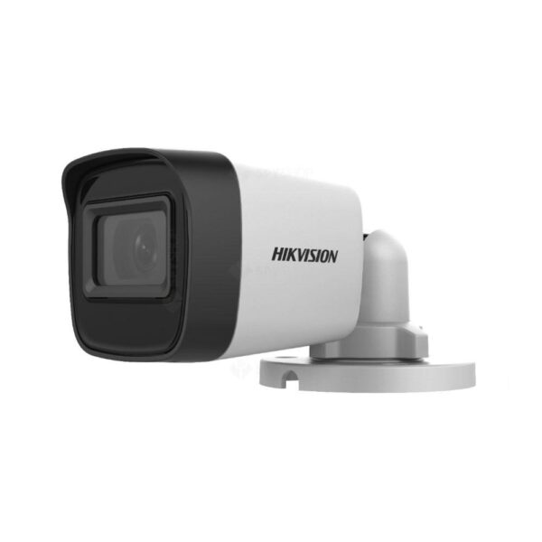 CAMERA IP HIKVISION, bullet, pt. exterior, dist. IR 30 m, tip lentila fixa 2.8 mm, 5 Mpx, cu fir, carcasa metal, „DS-2CE16H0T-ITF2C” (timbru verde 0.8 lei)