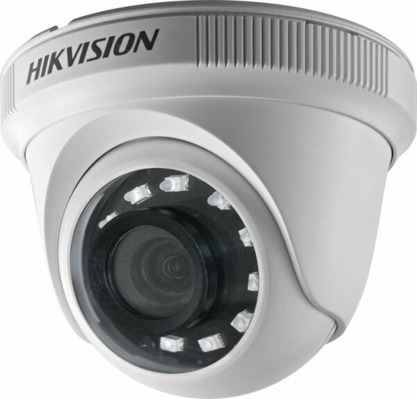 CAMERA supraveghere HIKVISION turret, pt. exterior, dist. IR 20 m, lentila fixa 2.8 mm, 2 Mpx, cu fir, carcasa plastic, „DS-2CE56D0T-IRPF2C” (timbru verde 0.8 lei)