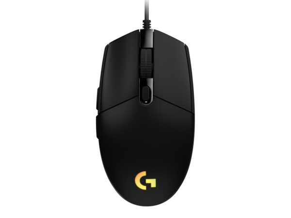 MOUSE LOGITECH, „G102 LIGHTSYNC”, gaming, cu fir, USB, optic, 8000 dpi, butoane/scroll 6/1, iluminare, butoane programabile, negru, „910-005823” (timbru verde 0.18 lei)