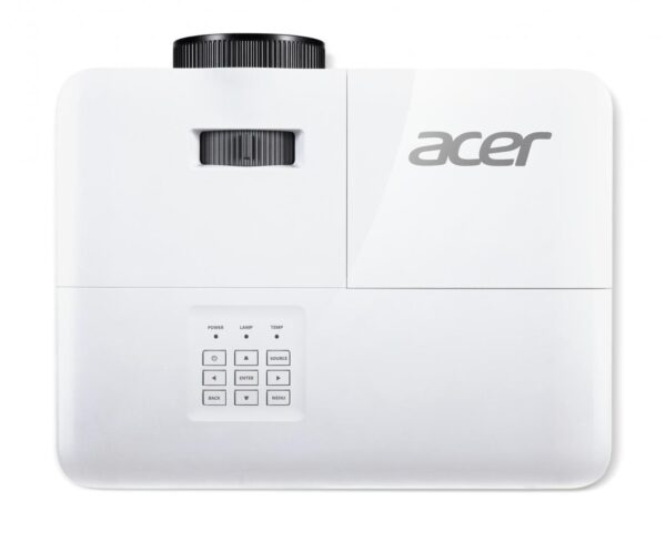 PROIECTOR ACER X118HP, lampa DLP, 4000 lumeni, rezolutie SVGA (800 x 600), contrast 20.000 : 1, VGA, HDMI, Composite Video (Video RCA), USB 2.0, mini-jack,boxe, „MR.JR711.012” (timbru verde 4 lei)