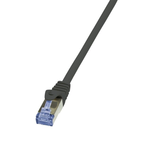 PATCH CORD S/FTP LOGILINK Cat7, LSZH, cupru, 600MHz, mufe RJ45 Cat6a, 30 m, black, AWG26, dublu ecranat „CQ4123S” (timbru verde 0.8 lei)