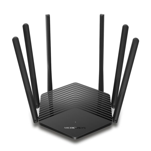 ROUTER MERCUSYS wireless 1900Mbps, 2 porturi LAN Gigabit, 1 port WAN Gigabit, Dual Band AC1900 6 x antena externa, „MR50G” (timbru verde 0.8 lei)