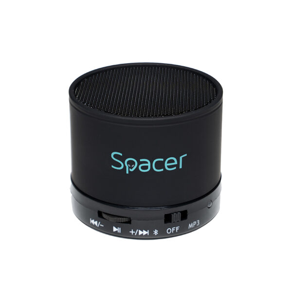 BOXA SPACER portabila bluetooth TOPPER, RMS: 3W, control volum, acumulator 520mAh, timp de functionare pana la 5 ore, distanta de functionare pana la 10m, incarcare USB, BLACK, „SPB-TOPPER-BLK” (timbru verde 0.18 lei)