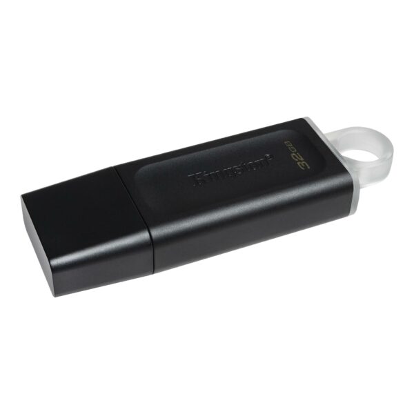 MEMORIE USB 3.2 KINGSTON 32 GB, cu capac, carcasa plastic, negru, „DTX/32GB” (timbru verde 0.03 lei)