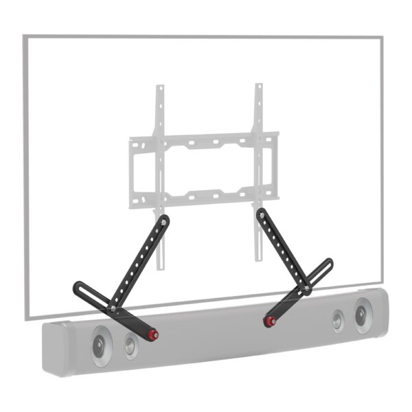 SUPORT montare soundbar, sub TV, monitor BARKAN, pt 1 TV/monitor plat, curbat, diag. max 80 inch, fix, max 6.5 Kg, „E820.B”