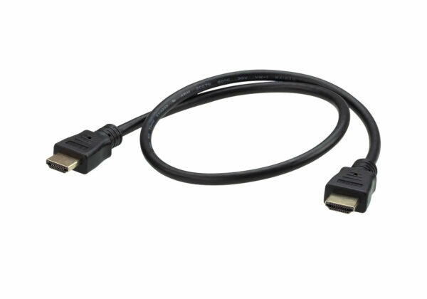 CABLU video ATEN, cablu or adaptor video, HDMI (T) la HDMI (T), 4K DCI (4096×2160) la 60Hz, 0.6 m, „2L-7DA6H” (timbru verde 0.08 lei)