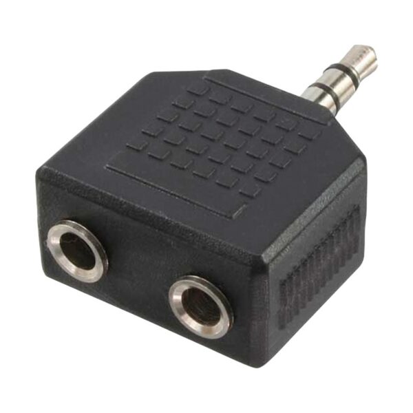 ADAPTOR audio LOGILINK 3.5mm stereo 3p. (t) la 2 x 3.5 stereo (m), Logilink „CA1002” (timbru verde 0.08 lei)