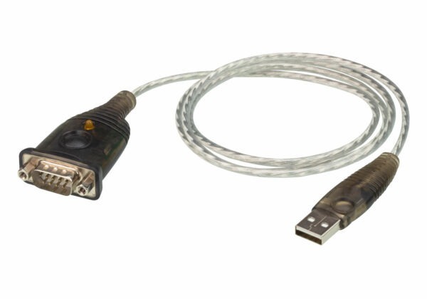ADAPTOR USB ATEN, USB 2.0 (T) la Serial RS232 (9-pin)(T), 1 m, gri,”UC232A1-AT” (timbru verde 0.08 lei)