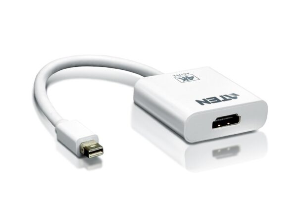 CABLU video ATEN, cablu or adaptor video, Mini-DisplayPort (T) la HDMI (M), 4K UHD (3840×2160) la 30Hz, „VC981-AT” (timbru verde 0.08 lei)