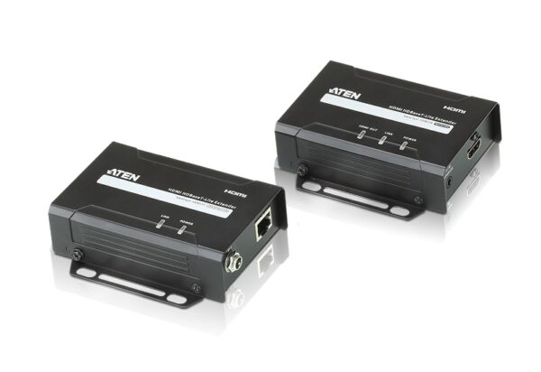 CABLU video ATEN, extender, HDMI (M) | RJ-45 la HDMI (M) | RJ-45, 4K DCI (4096×2160) la 60Hz, „VE801-AT-G” (timbru verde 0.18 lei)