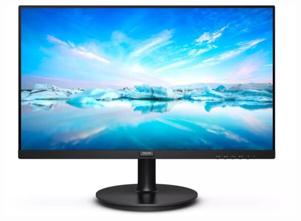 MONITOR PHILIPS 27″, home or office, LCD-VA, Full HD, 1920 x 1080, 75 Hz, Wide, 250 cd/mp, 4 ms, VGA, HDMI, iesire jack „271V8L/00” (timbru verde 7 lei)