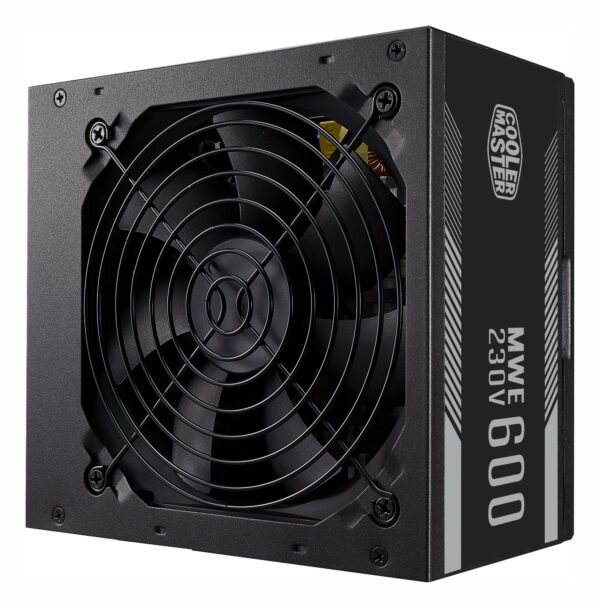 SURSA COOLER MASTER 600W (real), MWE 600 White 230V V2, silent HDB fan 120mm, 80 Plus, 4x PCI-E (6+2), 6x S-ATA „MPE-6001-ACABW-EU”, (timbru verde 2 lei)