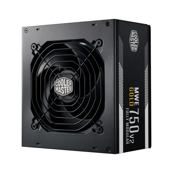 SURSA COOLER MASTER 750W (real), MWE Gold 750 V2, silent HDB fan 120mm, 80 Plus Gold, 4x PCI-E (6+2), 12x S-ATA, modulara „MPE-7501-AFAAG-EU”, (timbru verde 2 lei)