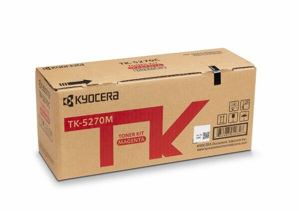Toner Original Kyocera Magenta, TK-5270M, pentru ECOSYS M6230|M6630, 6K, (timbru verde 1.2 lei) , „TK-5270M”