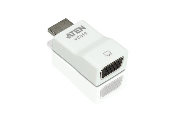 ADAPTOR video ATEN, HDMI (T) la VGA (M), Full HD (1920×1080) la 60Hz, „VC810-AT” (timbru verde 0.08 lei)