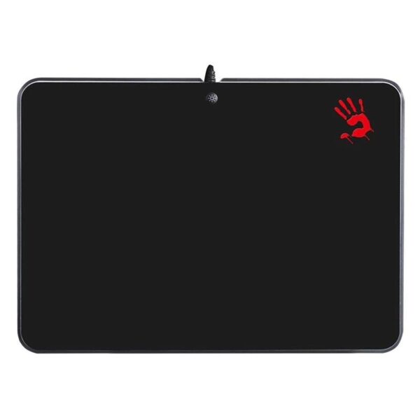 Mouse PAD A4Tech, „RGB Gaming”, gaming, cu led, cauciuc si material textil, 358 x 256 x 2.6 mm, negru, „MP-50RS”