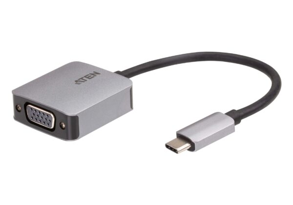 ADAPTOR USB ATEN, USB-C to VGA Adapter „UC3002A-AT” (timbru verde 0.08 lei)