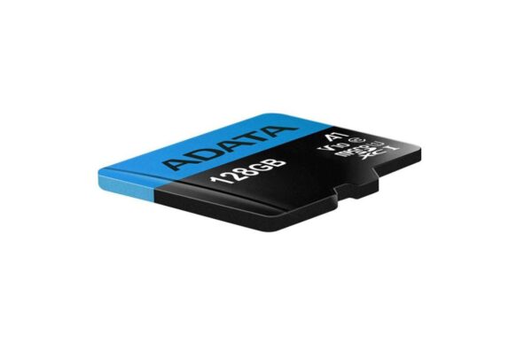 CARD MicroSD ADATA, 128 GB, MicroSDXC, clasa 10, standard UHS-I U1, „AUSDX128GUICL10A1” (timbru verde 0.03 lei)