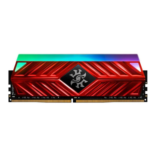 Memorie DDR Adata – gaming DDR4 8 GB, frecventa 3600 MHz, 1 modul, radiator, iluminare RGB, „AX4U360038G18A-ST41”