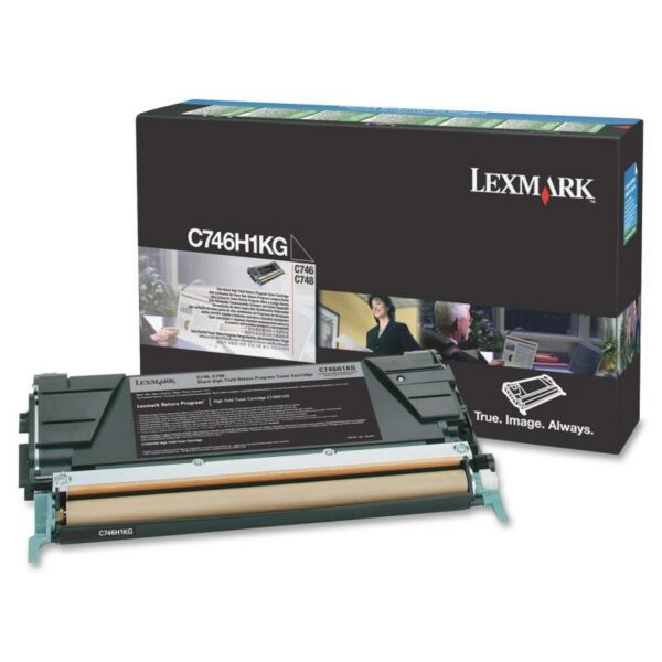 Toner Original Lexmark Black, C746H1KG, pentru C746|C748, 12K, (timbru verde 1.2 lei) , „C746H1KG”