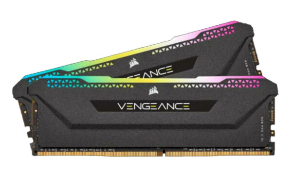 Memorie DDR Corsair DDR4 32 GB, frecventa 3600 MHz, 16 GB x 2 module, radiator, iluminare RGB, „CMH32GX4M2D3600C18”