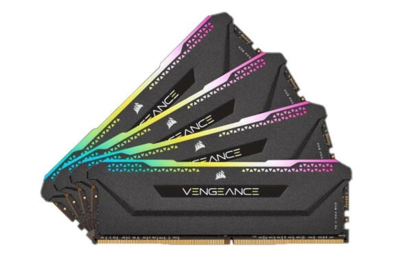 Memorie DDR Corsair DDR4 32 GB, frecventa 3600 MHz, 8 GB x 4 module, radiator, iluminare RGB, „CMH32GX4M4D3600C18”