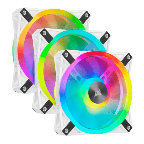 VENTILATOR CORSAIR, pt carcasa PC, 120 mm, 1500 rpm, LED RGB, pack 3 ventilatoare, „CO-9050104-WW”