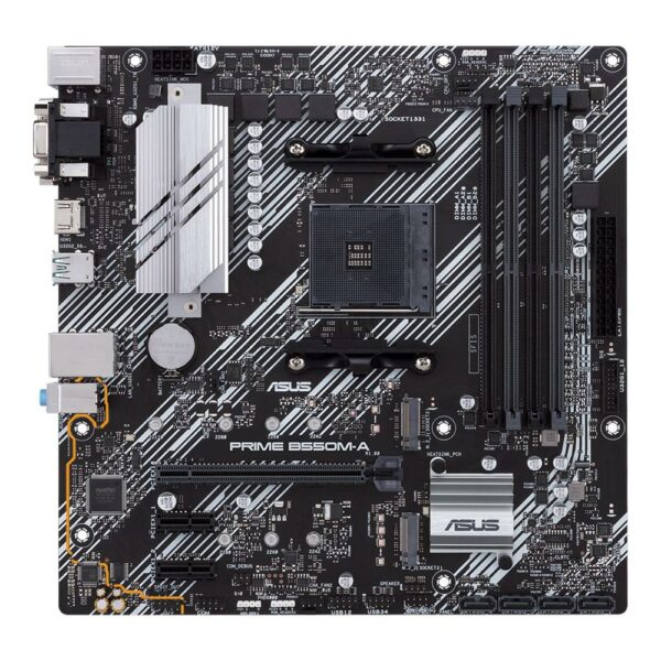 PLACA de BAZA Asus „PRIME B550M-A”, skt AM4, mATX, AMD B550, 4 x DDR4, max. 128 GB, 4 x SATA, 3 x M.2, 7.1, „PRIME B550M-A”