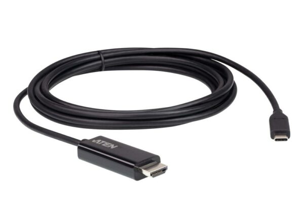 ADAPTOR video ATEN, USB Type-C (T) la HDMI (T), 4K UHD (3840×2160) la 60Hz, 2.7 m, „UC3238-AT” (timbru verde 0.08 lei)