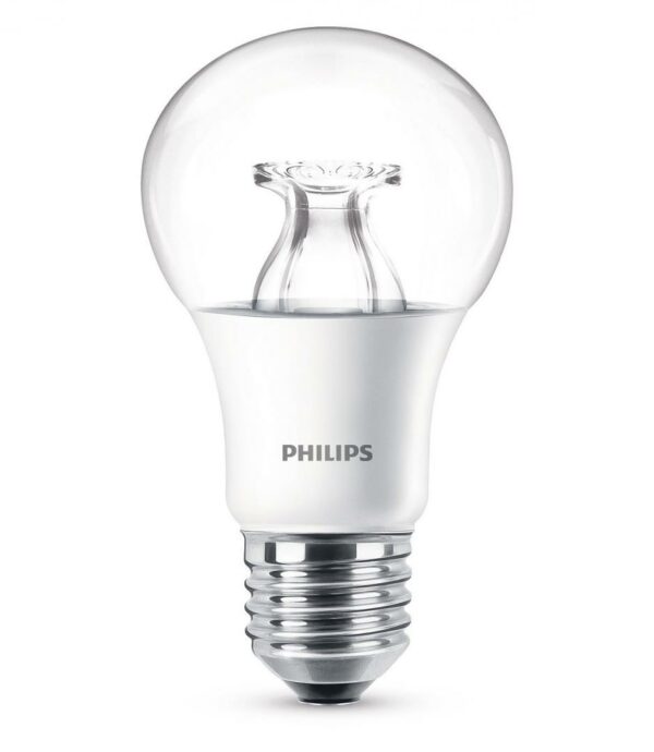 BEC LED Philips, soclu E27, putere 8.5W, forma clasic, lumina alb calda, alimentare 220 – 240 V, „000008718696572177” (timbru verde 0.45 lei)
