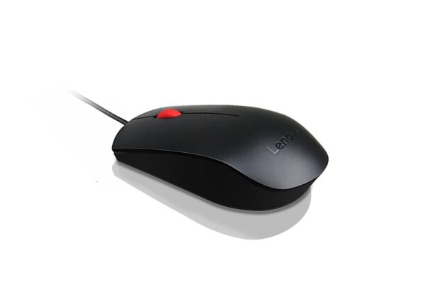 MOUSE LENOVO, PC sau NB, cu fir, USB, optic, 1600 dpi, butoane/scroll 3/1, , negru, „4Y50R20863” (timbru verde 0.18 lei)