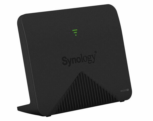 ROUTER SYNOLOGY , wireless, 2200 Mbps, port LAN 10/100/1000 x 1, port WAN 10/100/1000 x 1, antena interna x 4, „MR2200ac” (timbru verde 0.8 lei)