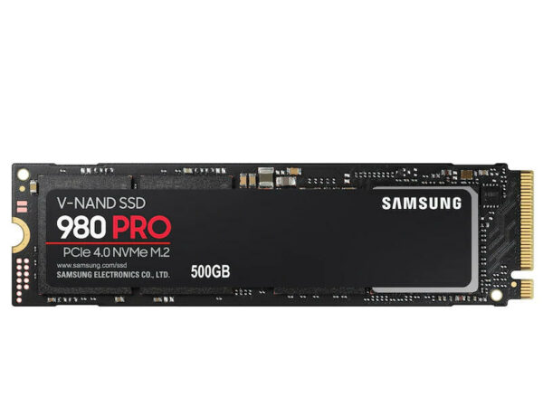 SSD SAMSUNG, 980 PRO, 500GB, M.2, PCIe Gen4.0 x4, V-Nand 3bit MLC, R/W: 6900 MB/s/5000 MB/s „MZ-V8P500BW”