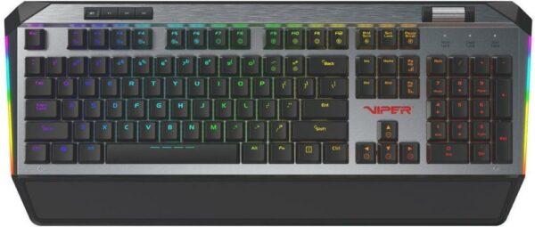 TASTATURA PATRIOT, „VIPER V765”, cu fir, 104 taste format standard (104-108 taste), USB, negru, „PV765MBRUXMGM” (timbru verde 0.8 lei)