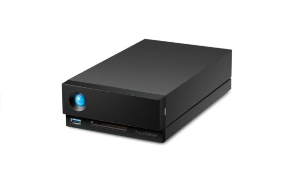 HDD externe LACIE 16 TB, , format 3.5 inch, USB 3.2 Type C, negru, „STHS16000800” (timbru verde 0.8 lei)