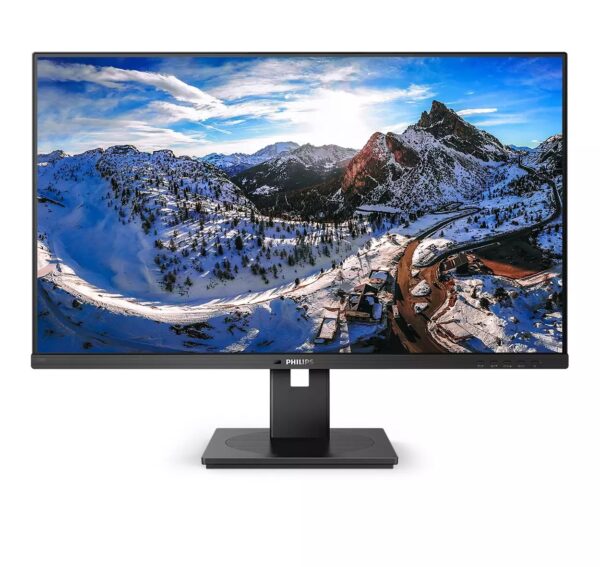 MONITOR PHILIPS 31.5 inch, home, office, VA, 4K UHD (3840 x 2160), Wide, 350 cd/mp, 4 ms, HDMI x 2, DisplayPort, „328B1/00” (timbru verde 7 lei)