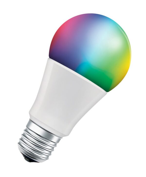 BEC smart LED Osram, soclu E27, putere 9.5W, forma clasic, lumina multicolora, alimentare 220 – 240 V, „000004058075485457” (timbru verde 0.45 lei)