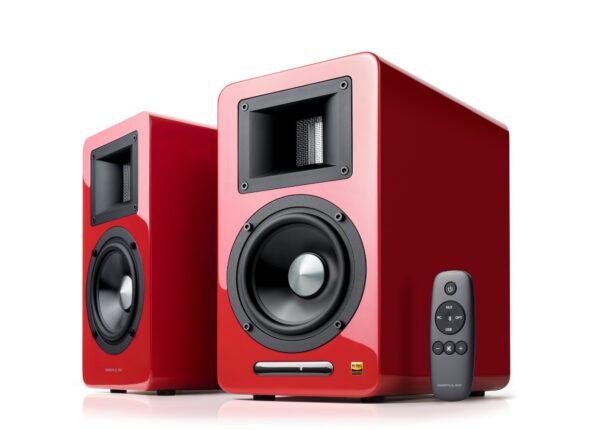 BOXE AIRPULSE 2.0, RMS: 100W (2 x 10W, 2 x 40W), bluetooth, telecomanda wireless, 5″ bass, volum, bass, treble, optical, Aux&PC, sub-out, USB, red, „A100-RD” (timbru verde 11.00 lei)