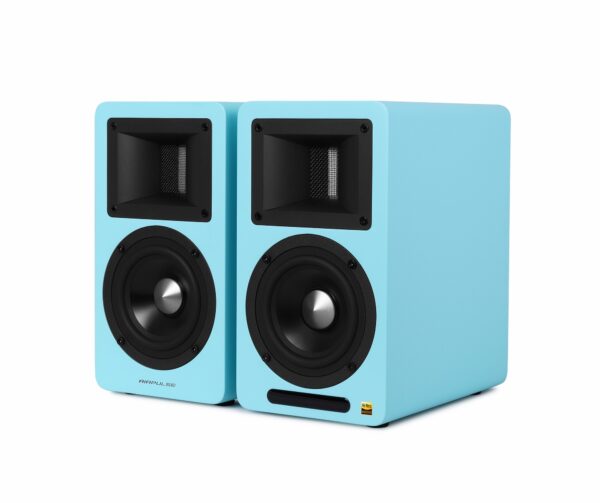 BOXE AIRPULSE 2.0, RMS: 100W (2 x 10W, 2 x 40W), bluetooth, telecomanda wireless, 4.5″ bass, volum, bass, treble, optical, Aux&PC, sub-out, USB, blue, „A80-BL” (timbru verde 11.00 lei)