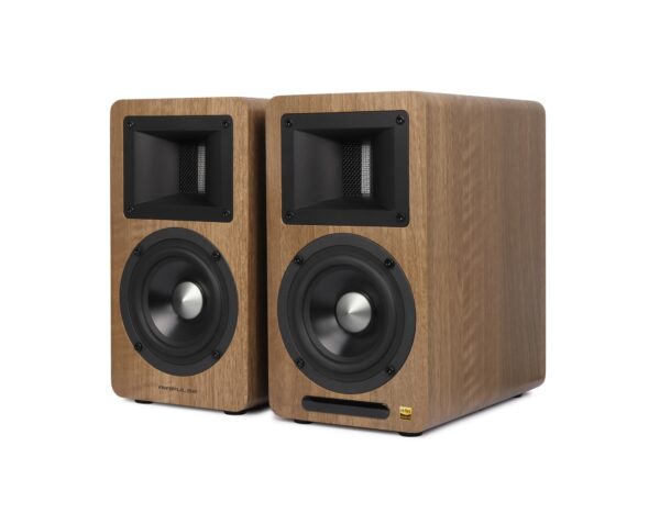 BOXE AIRPULSE 2.0, RMS: 100W (2 x 10W, 2 x 40W), bluetooth, telecomanda wireless, 4.5″ bass, volum, bass, treble, optical, Aux&PC, sub-out, USB, walnut, „A80-WN” (timbru verde 11.00 lei)