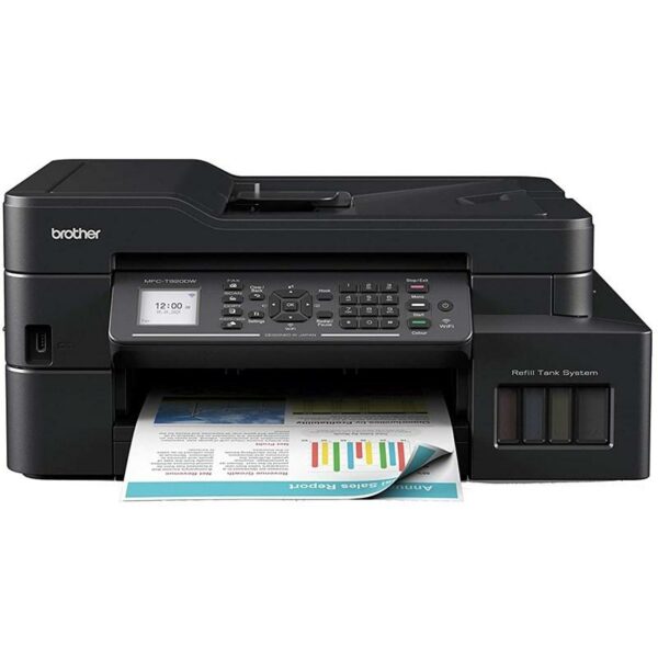 Multifunctional Inkjet Color Brother MFC-T920DW, A4, Functii: Impr.|Scan.|Cop.|Fax, Viteza de Printare Monocrom: 17ppm, Viteza de printare color: 16ppm, Conectivitate:USB|Ret|WiFi, Duplex:Da, ADF:ADF (timbru verde 40 lei) „MFCT920DWYJ1”