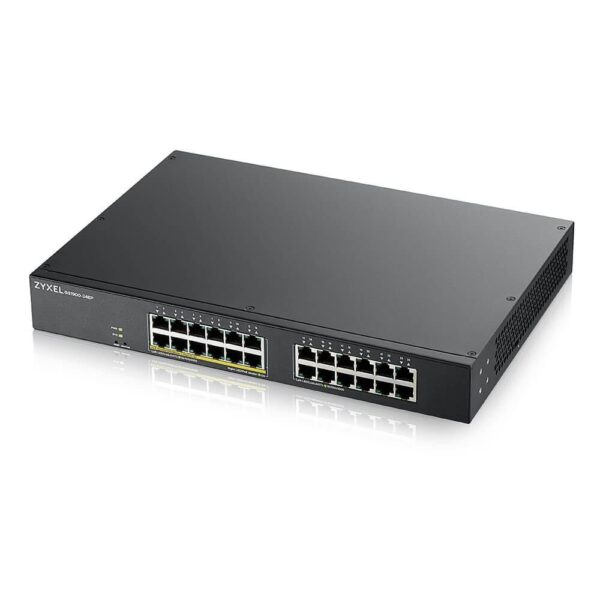 SWITCH PoE ZYXEL, port Gigabit x 24, SFP nu, managed, rackabil, „GS1900-24EP-EU0101F” (timbru verde 2 lei)